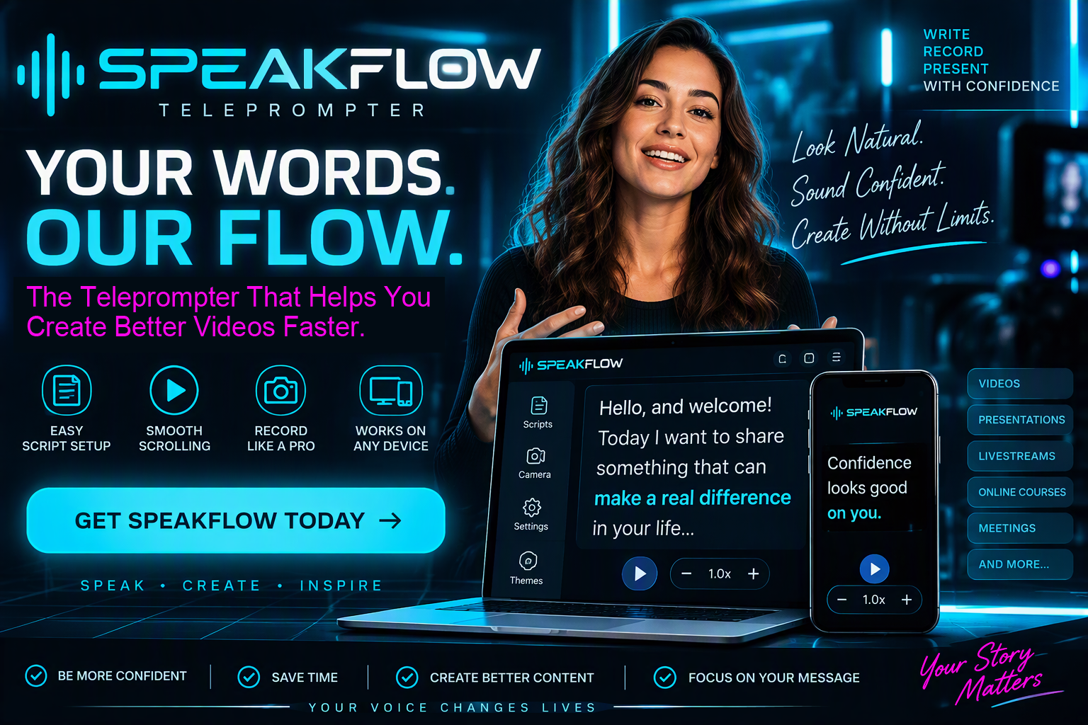 SpeakFlow - Speak With Confidence, Influence With Impact